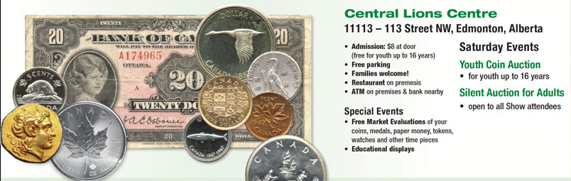 Edmonton coin show this weekend