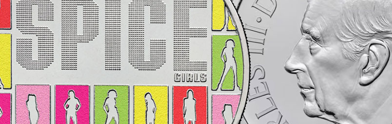 Commemorative Coins for the 30 Years of Girl Power with Official UK Spice Girls