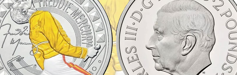Freddie Mercury Collectible Coins